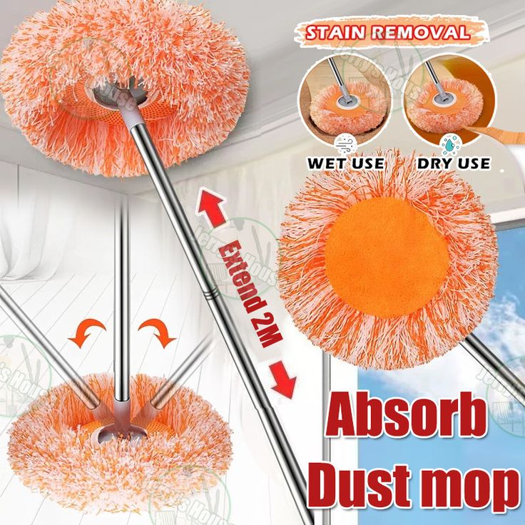 Multifunctional Microfiber Sunflower Cleaning Mop