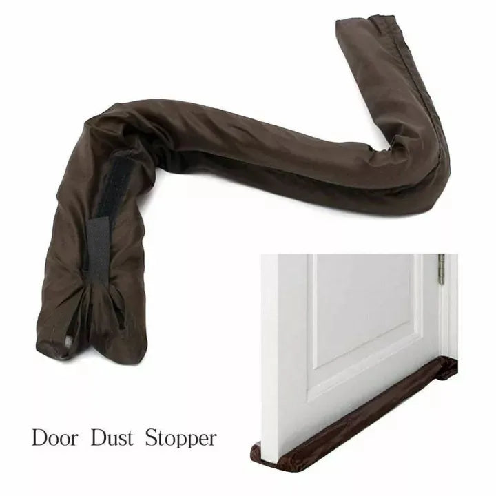 2-Sided Door Draft Stopper (Pack of 4)| Under Door Seal for Cold Air, Dust & Noise Blocker (38 Inch, Dark Brown)