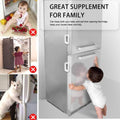 Child Safety Refrigerator Lock | Self-Adhesive Fridge Door Lock with Double Button