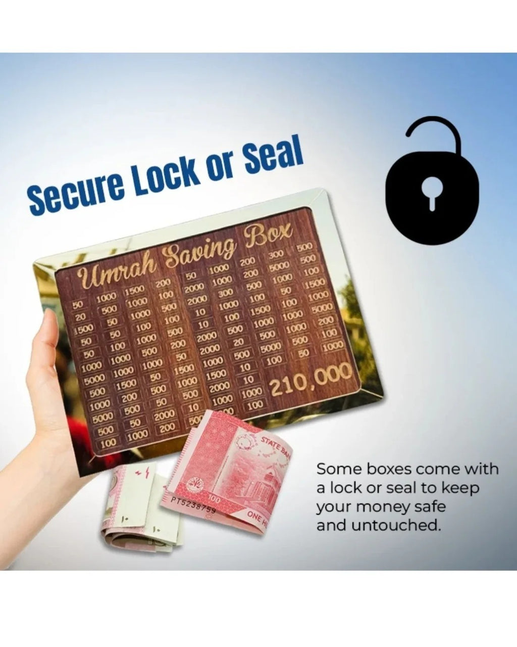 Premium Islamic Money Box for Umrah Fund