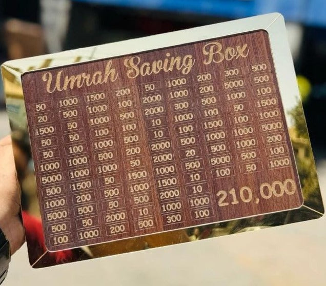 Premium Islamic Money Box for Umrah Fund