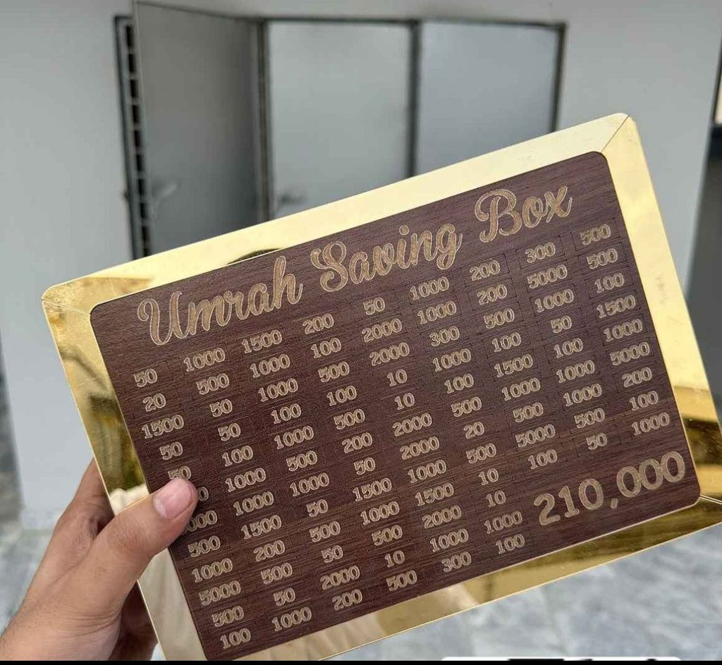 Premium Islamic Money Box for Umrah Fund